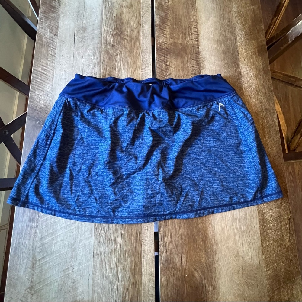 Head Blue Space Dye Tennis Skort